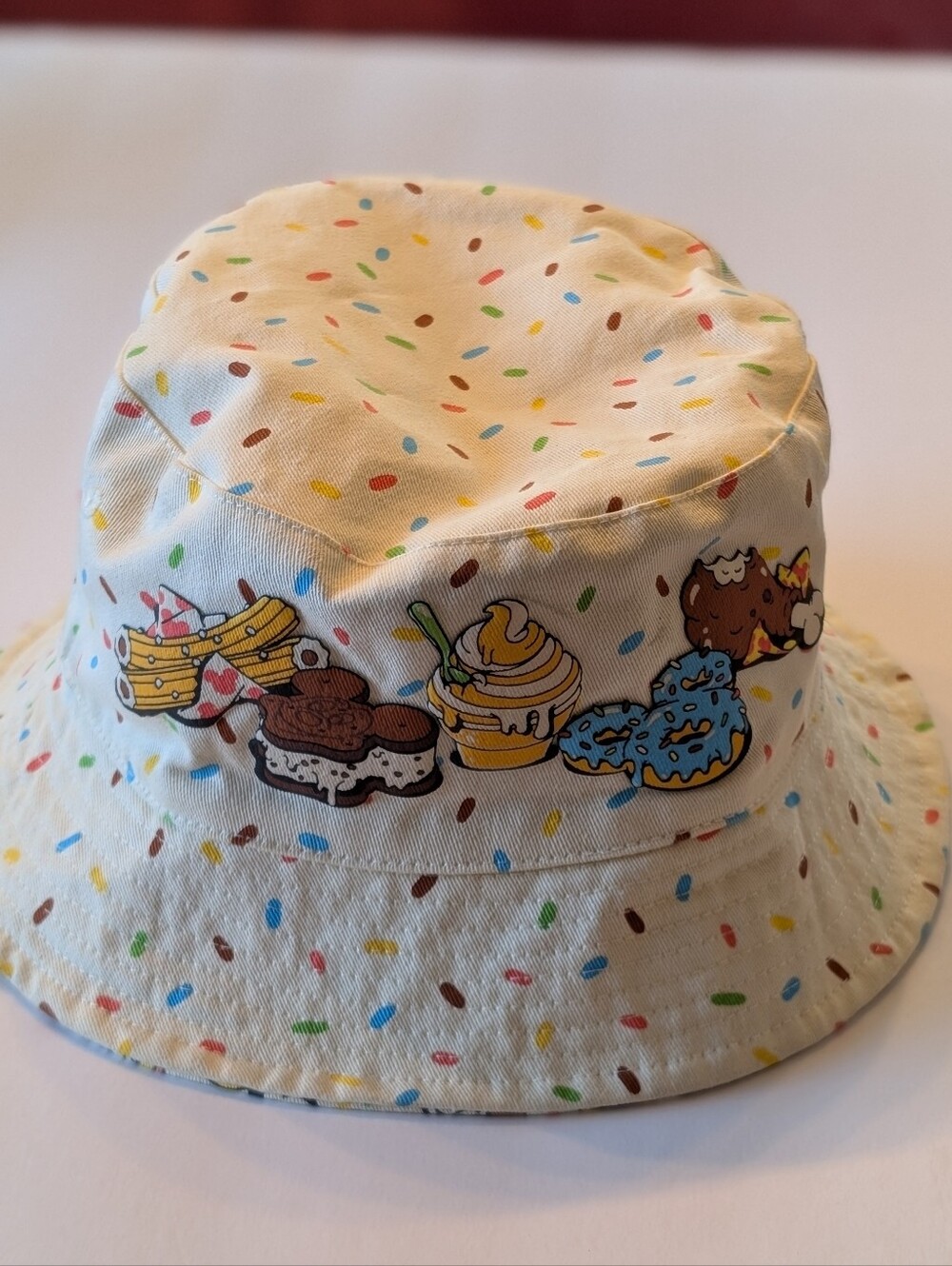 Adult Disney Parks Reversible Food Sprinkle Bucket Hat